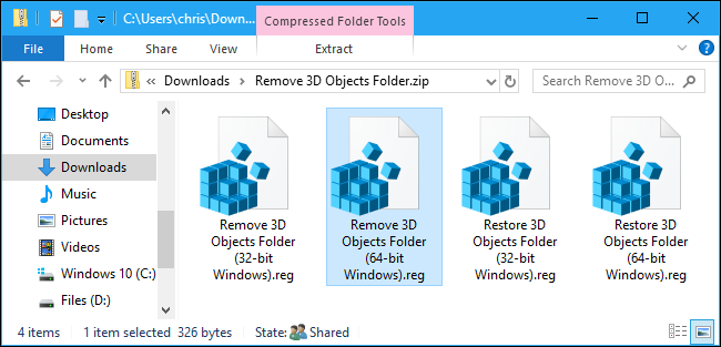 delete 3d viewer windows 10